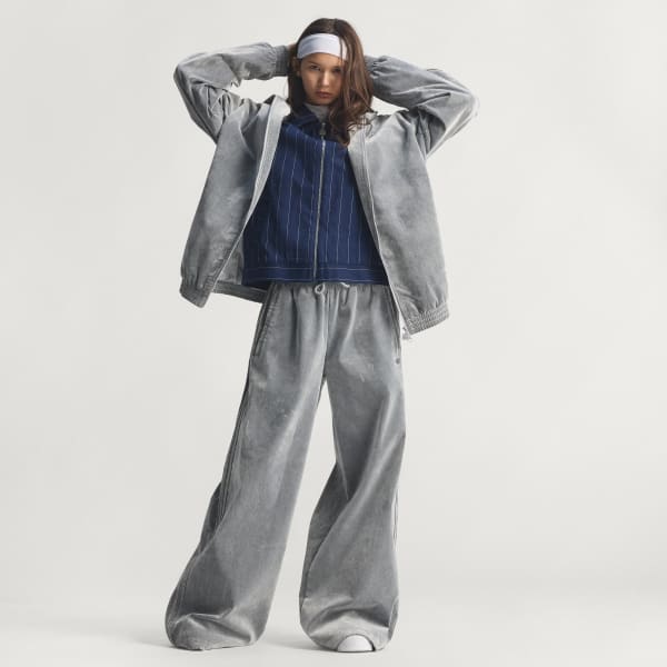 ジャケット・アウター adidas OVERSIZED FIRE BIRD TRACK TOP adidas PLEATHER FIREBIRD OVERSIZED TRACKTOP / アディダス