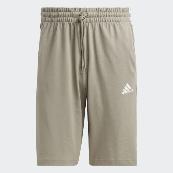 adidas Essentials Single Jersey 3 Stripes Shorts Green adidas Thailand