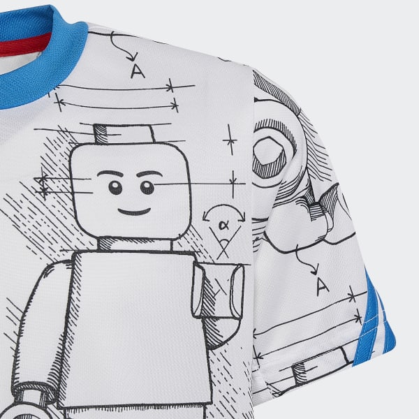 Weiss adidas x LEGO Tech Pack T-Shirt WM652