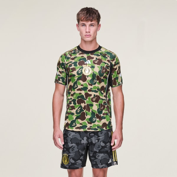 adidas BAPE JERSEY TOP - Green | Free Shipping with adiClub