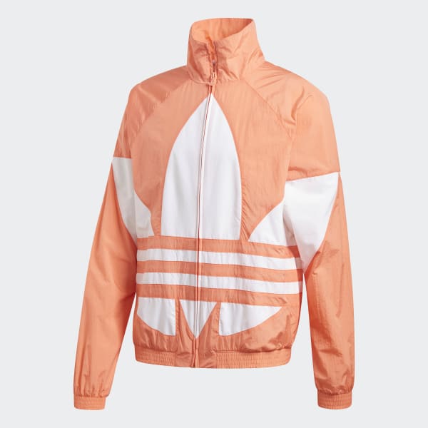 adidas Big Trefoil Originals Jacke Orange | adidas Austria adidas Big Trefoil Originals Jacke Orange | adidas Austria