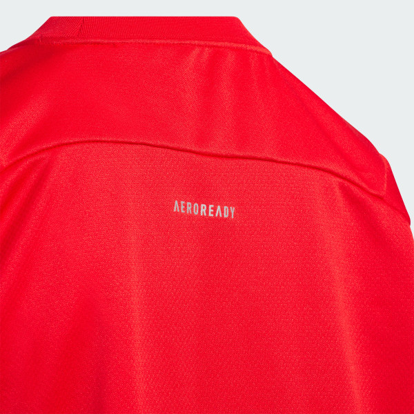 レッド キッズ エッセンシャルズ 3バー カモ柄 半袖Tシャツ