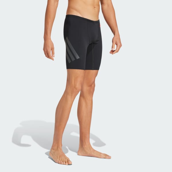 Schwarz Ripstream Jammer-Badehose
