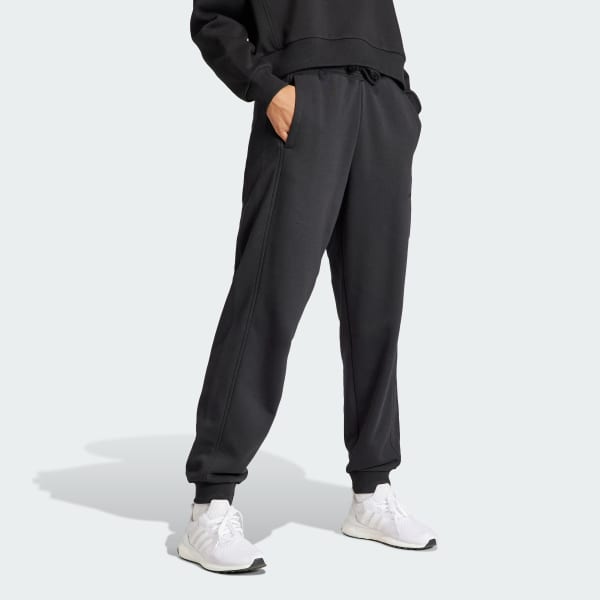 Negro Pantalón ALL SZN Holgado Algodón Perchado