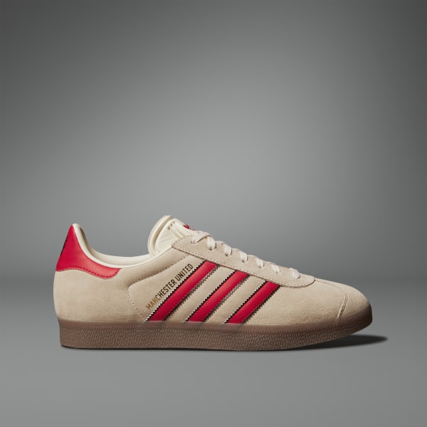 สีขาว รองเท้า Gazelle Manchester United Terrace Icons