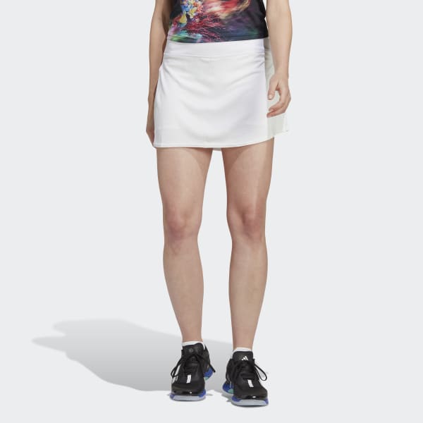 Blanco Falda de Tenis Match