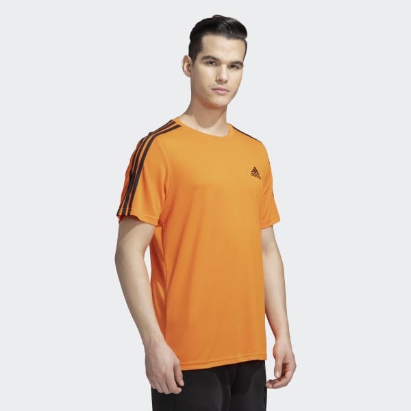 adidas 3 STRIPES TEE Orange adidas India