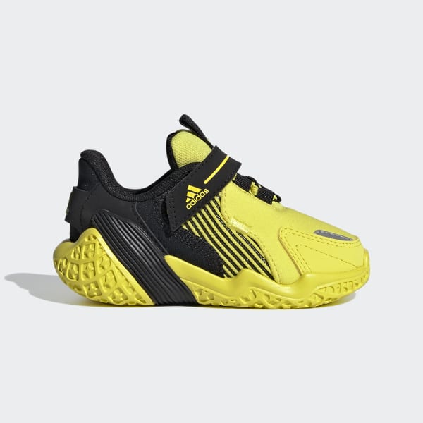 black yellow adidas shoes