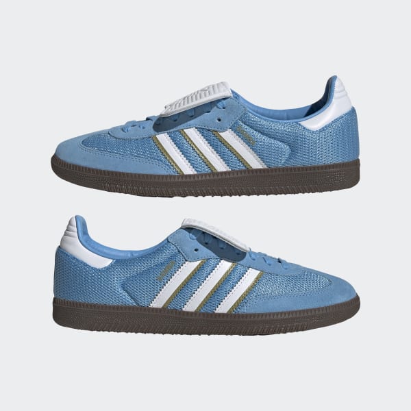 Adidas bamba blue suede store