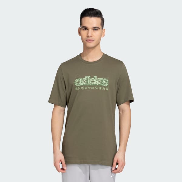 Green GROWTH SPORTSWEAR TEE