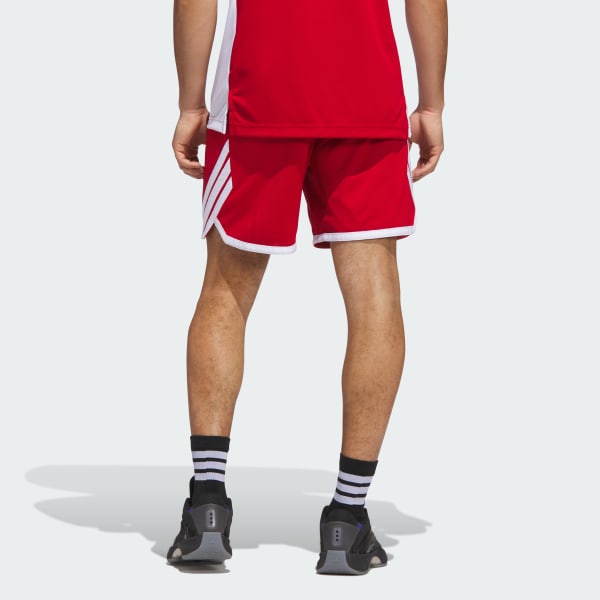 Rojo Pantalón corto de baloncesto 3G Speed AEROREADY