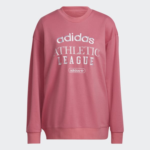 Pink adidas Retro Luxury Crew Sweatshirt