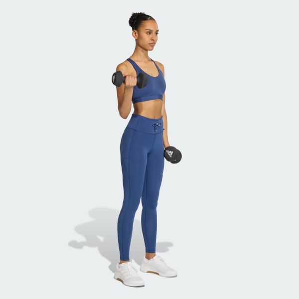 Blue Optime Essentials Workout High Support Bra