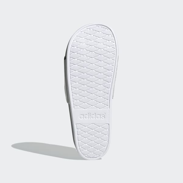 White Adilette Comfort Slides LUT47