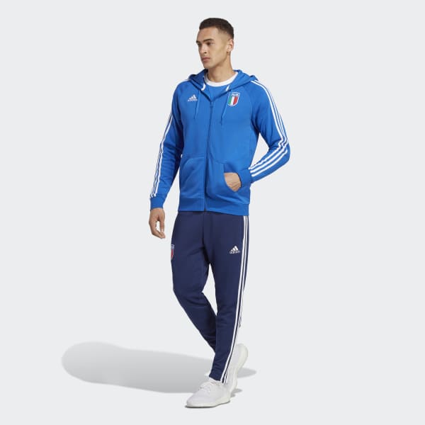 adidas Italy Full-Zip Hoodie - Blue | Men's Soccer | adidas US