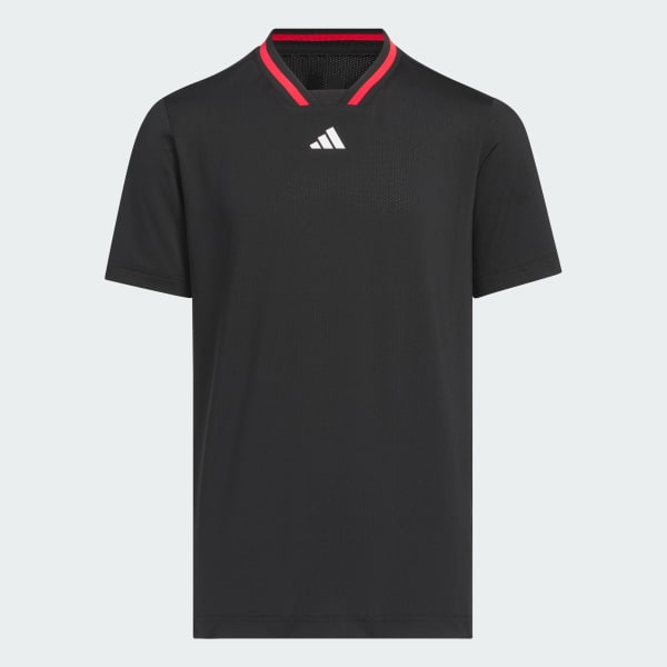 Nero Polo Sport Collar Kids