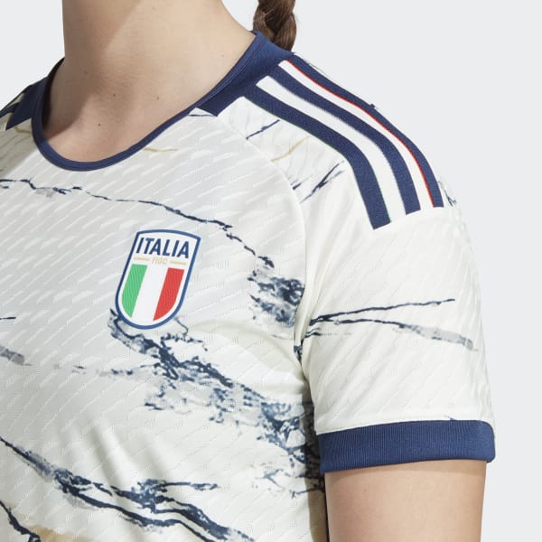Hvid Italy Women's Team 23 Authentic udebanetrøje