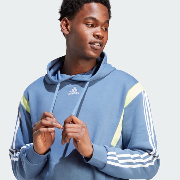 Colorblock Hooded Sweatshirt