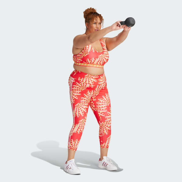 Vermelho Top Médio Suporte adidas x FARM Rio
