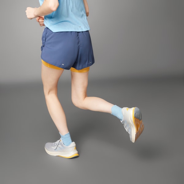Azul Short Own The Run Excite 3 Listras 2in1