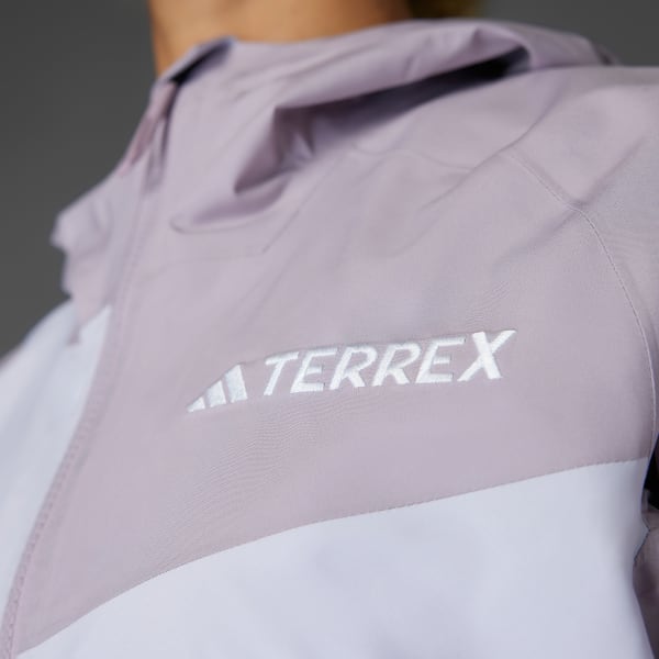 Paars Terrex Multi 2L RAIN.RDY Jack