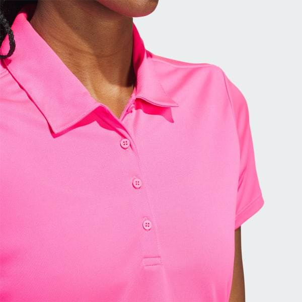 adidas Women's Solid Performance Short Sleeve Golf Polo Shirt