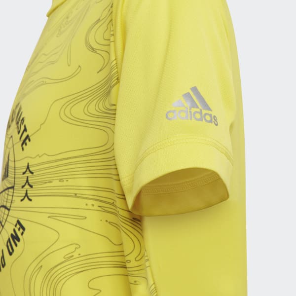 Amarillo Camiseta UNITEFIT AEROREADY Run for the Oceans (Género neutro)