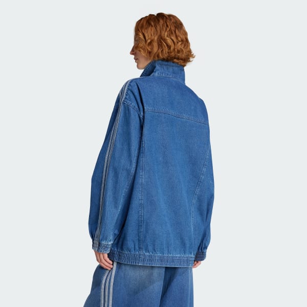 adidas Adicolor Denim Adilenium Track Top - Blue | Free