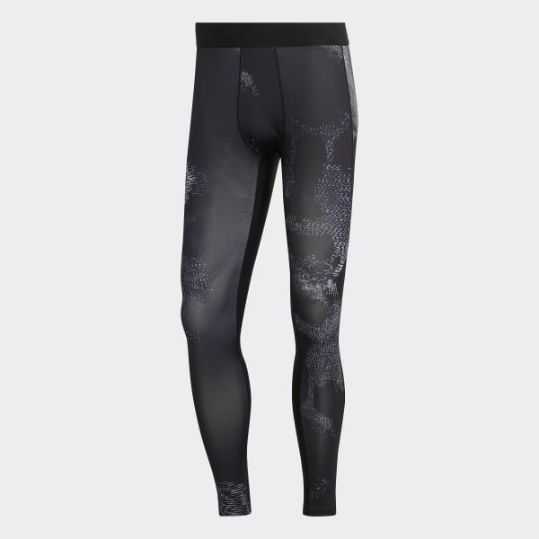 Mehrfarbig Techfit Allover Print Training lange Tight WY074