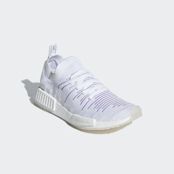 adidas nmd r1 white and purple