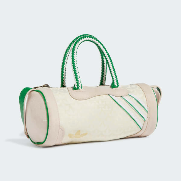 adidas Monogram Jacquard Suede Mini Duffel Bag White Free Shipping