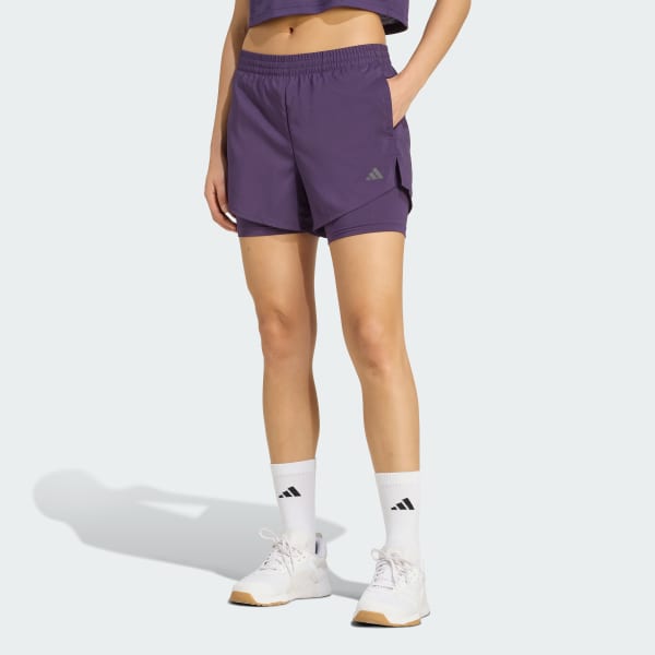 Roxo Shorts Dois em Um AEROREADY Made for Training Minimal