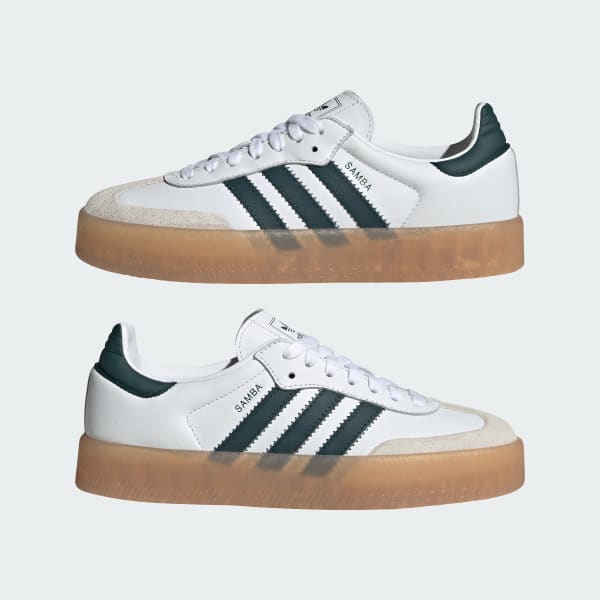 (W) Adidas ★ Sambae White Black ★ adidas Sambae Shoes - White | Free Shipping with adiClub