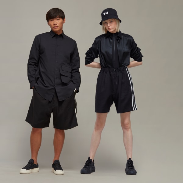 Noir Short Y-3 Sport Uniform 3-Stripes