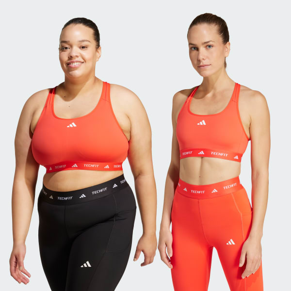 Naranja Top Deportivo Techfit Soporte Medio