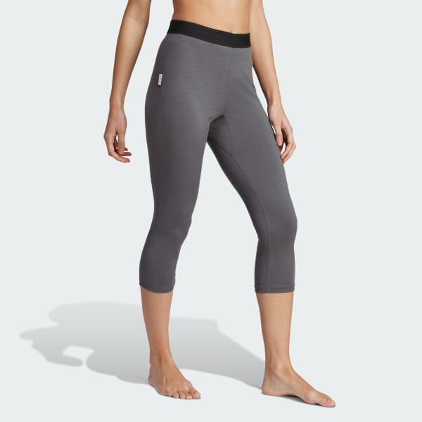 Grey Xperior Merino 200 Baselayer 3/4 Leggings
