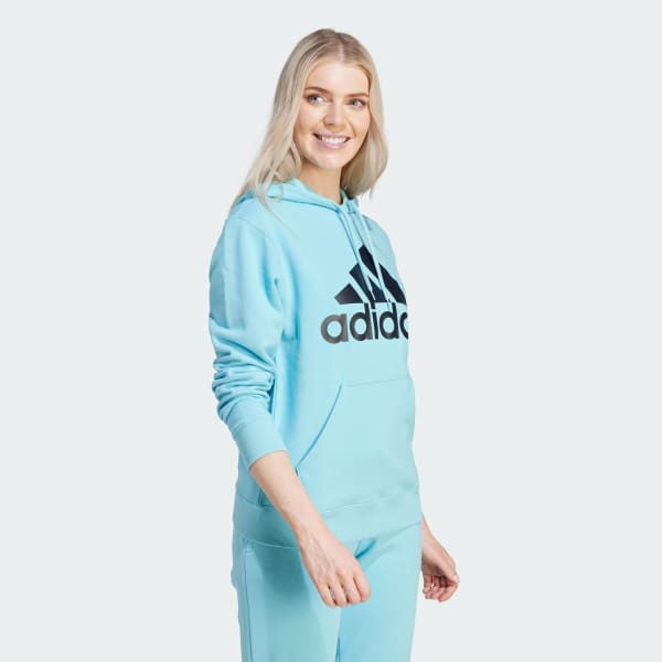 Azul Sudadera con Gorro Essentials Logo Grande