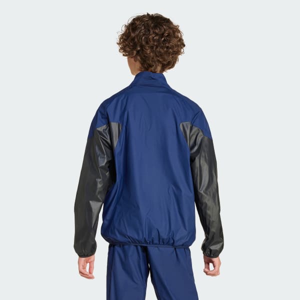 ブルー ウインドジャケット キッズ