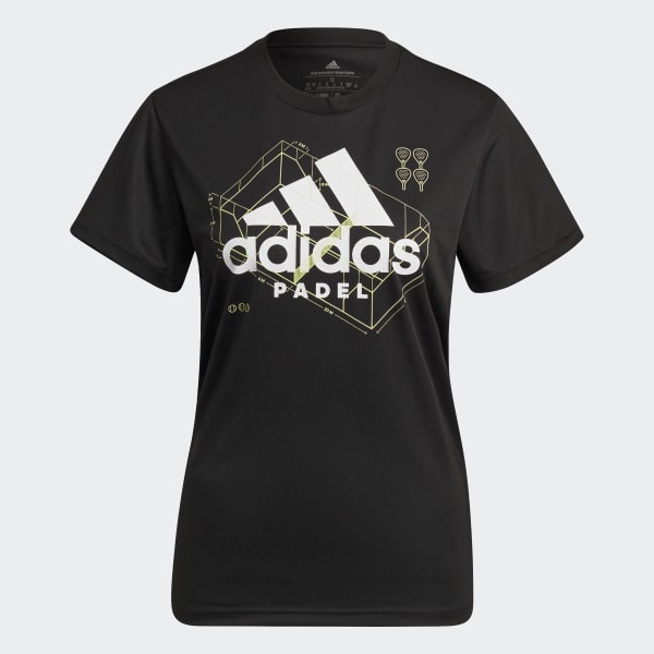 Μαύρο Padel Graphic Tee TY878