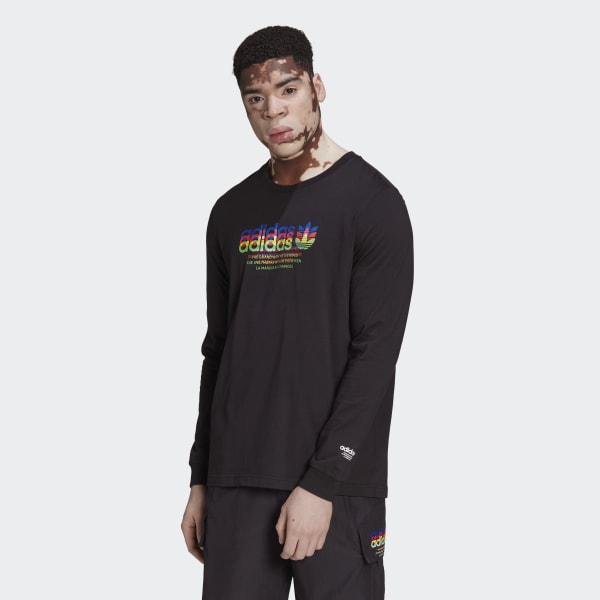 adidas Hyperreal Long Sleeve Tee Black | Men's Lifestyle adidas US