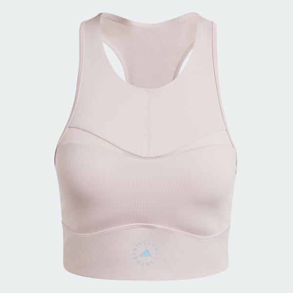Pink adidas by Stella McCartney TruePurpose Training Crop Top