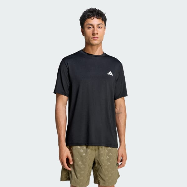 Black WORKOUT ESSENTIALS FLEX T-SHIRT