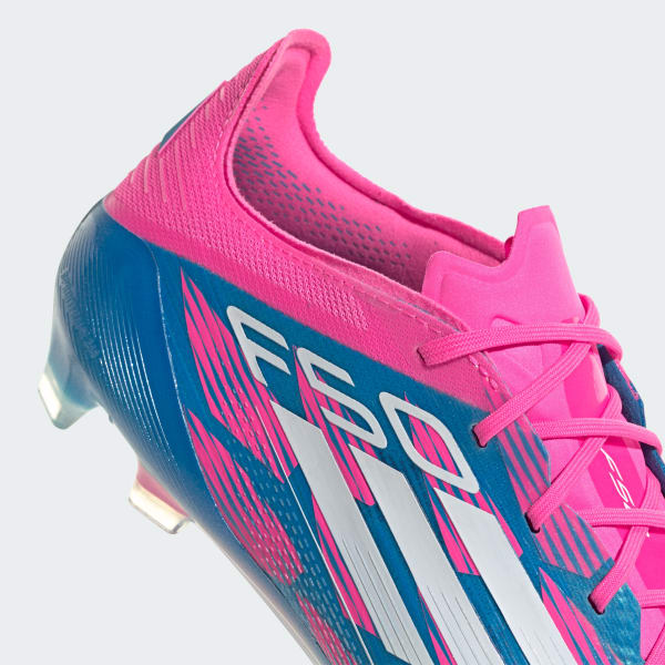 Blue and pink adidas boots clearance