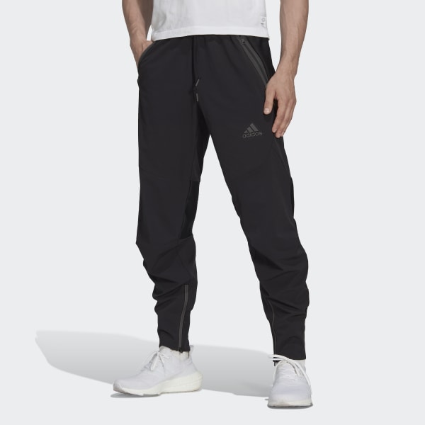 adidas Men's Cotton Black Activewear Pants for Men for sale | eBay