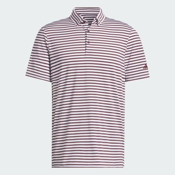 White Ultimate365 Stripe Polo Shirt