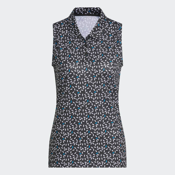 noir POLO SANS MANCHES IMPRIMÉ OTTOMAN ULTIMATE365 CLIMACOOL