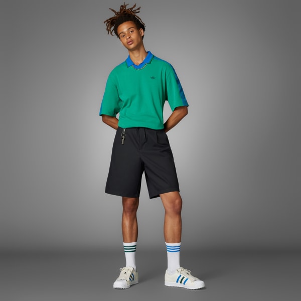 Black Rolling Links Golf Shorts
