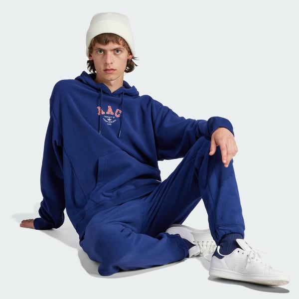 Adidas eqt polar top fleece sweater in navy