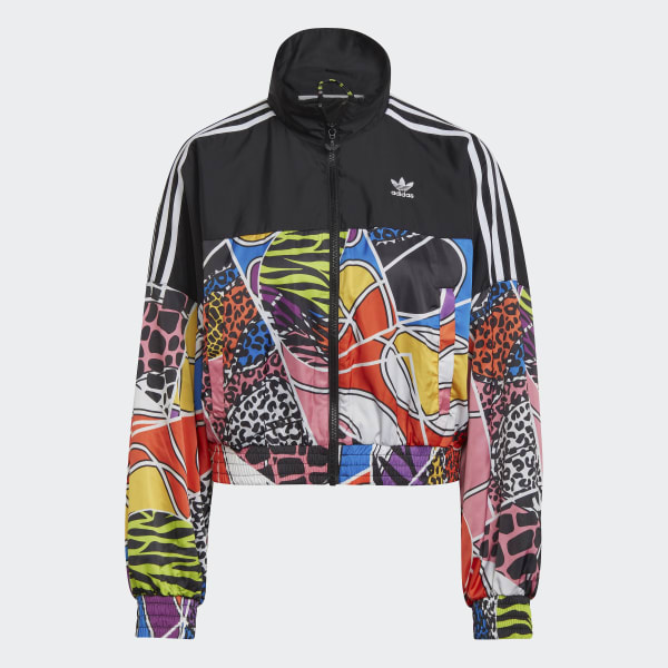Colourful adidas jacket top
