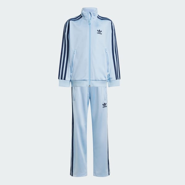 adidas Adicolor Firebird Track Suit Kids - Blue | Free